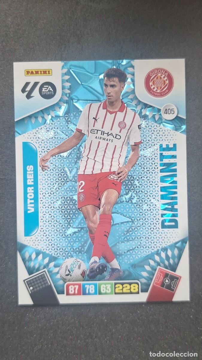 Cromos de F&uacute;tbol: L3 VITOR REIS GIRONA F. C. 405 DIAMANTE ADRENALYN XL LIGA 2025/2026 25 26 PANINI