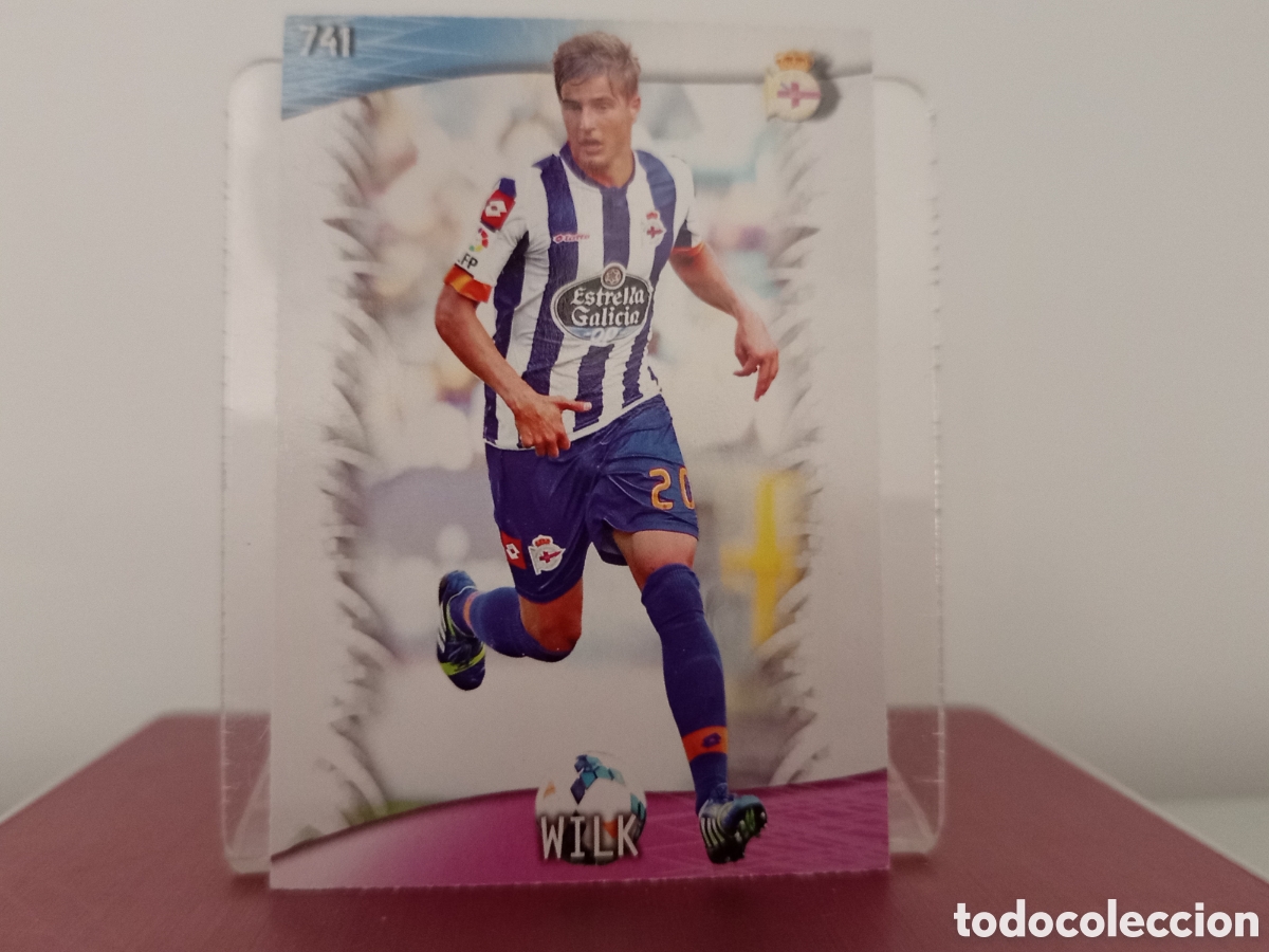 Cartes &agrave; collectionner de Football: ❇️ CROMO ⚽ WILK DEPORTIVO DE LA CORU&Ntilde;A 741 FICHAS LIGA 2013 2014 13 14 QUIZ MUNDICROMO ❇️