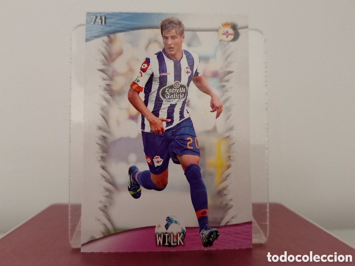Cartes &agrave; collectionner de Football: ❇️ CROMO ⚽ WILK DEPORTIVO DE LA CORU&Ntilde;A 741 FICHAS LIGA 2013 2014 13 14 QUIZ MUNDICROMO ❇️
