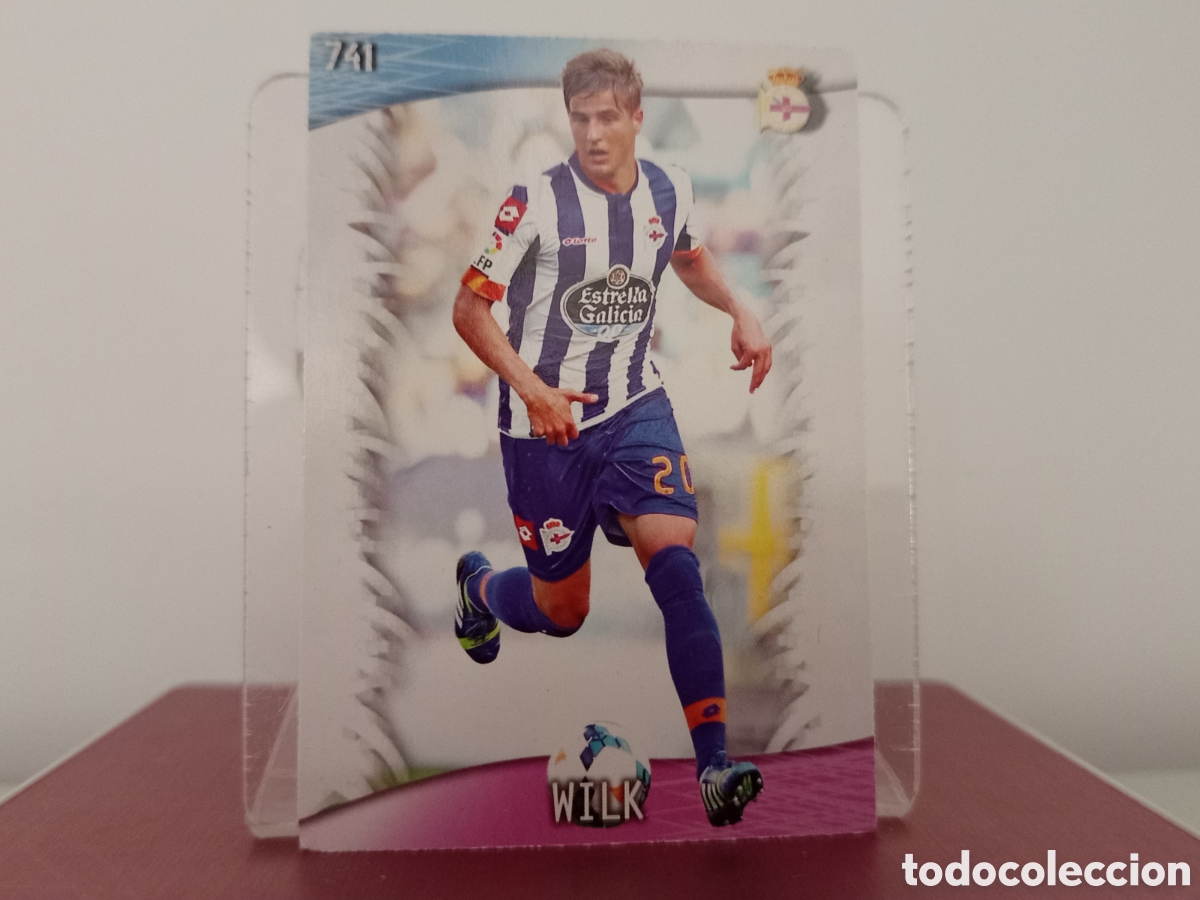 Cartes &agrave; collectionner de Football: ❇️ CROMO ⚽ WILK DEPORTIVO DE LA CORU&Ntilde;A 741 FICHAS LIGA 2013 2014 13 14 QUIZ MUNDICROMO ❇️