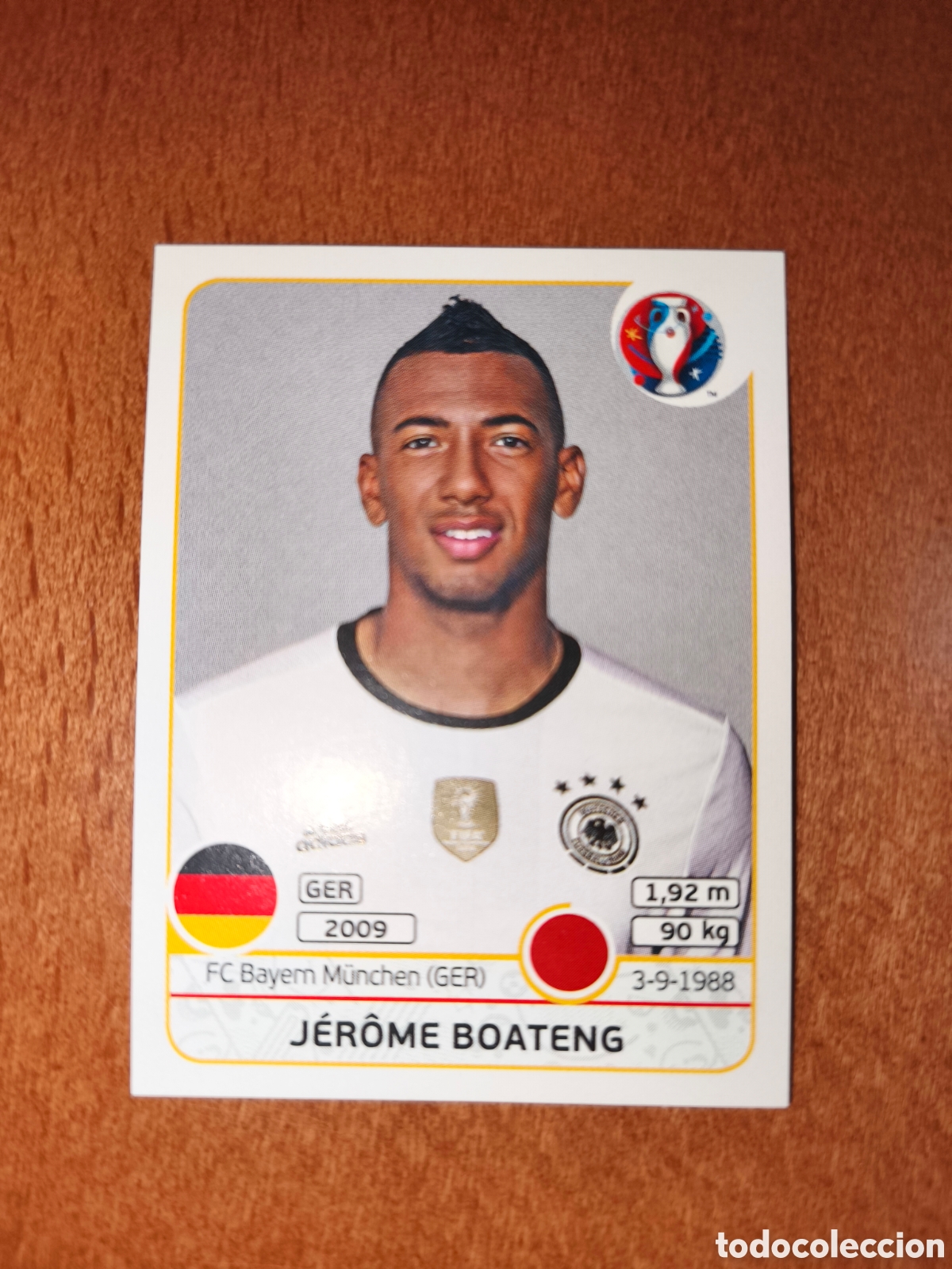 Figurine di Calcio: Jerome Boateng n&deg;243 UEFA Euro 2016 Alemania