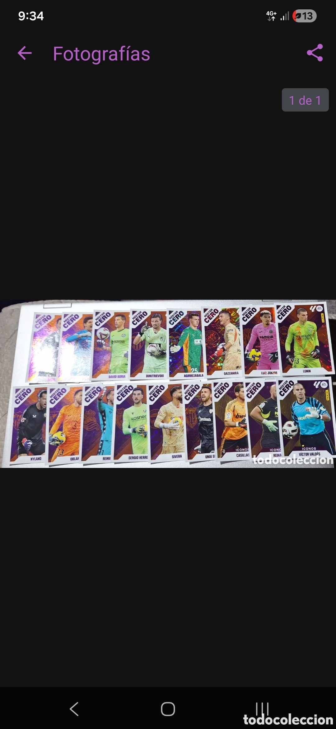 Cromos de F&uacute;tbol: Lote porteros Mister Cero cromos Liga Este 2025 2026