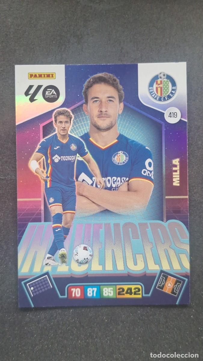 Cromos de F&uacute;tbol: L3 MILLA GETAFE C. F. 419 INFLUENCERS ADRENALYN XL LIGA 2025/2026 25 26 PANINI