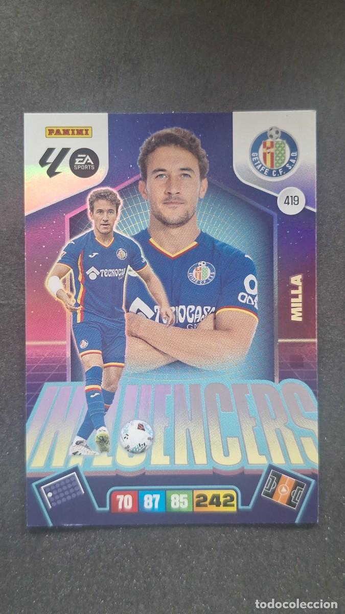 Cromos de F&uacute;tbol: L3 MILLA GETAFE C. F. 419 INFLUENCERS ADRENALYN XL LIGA 2025/2026 25 26 PANINI