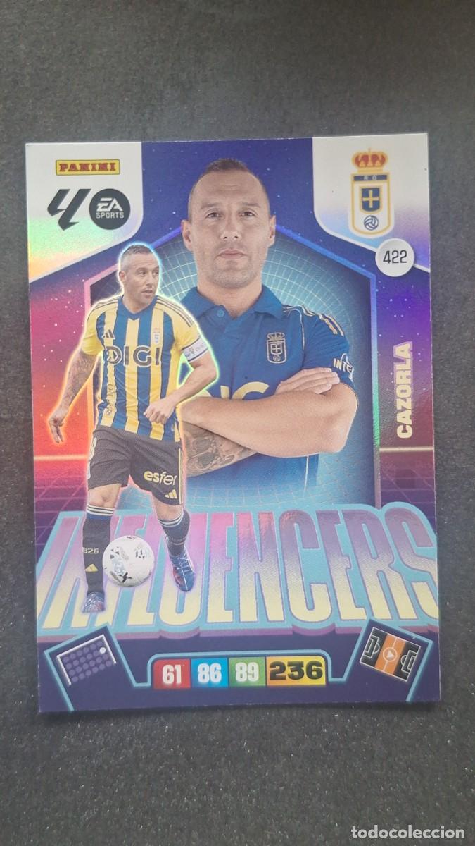 Cromos de F&uacute;tbol: L3 CAZORLA REAL OVIEDO 422 INFLUENCERS ADRENALYN XL LIGA 2025/2026 25 26 PANINI
