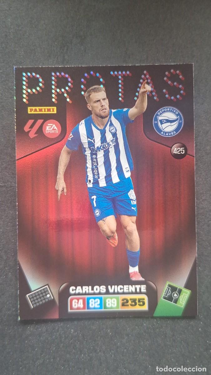 Cromos de F&uacute;tbol: L3 CARLOS VICENTE DEPORTIVO ALAVES 425 PROTAS ADRENALYN XL LIGA 2025/2026 25 26 PANINI
