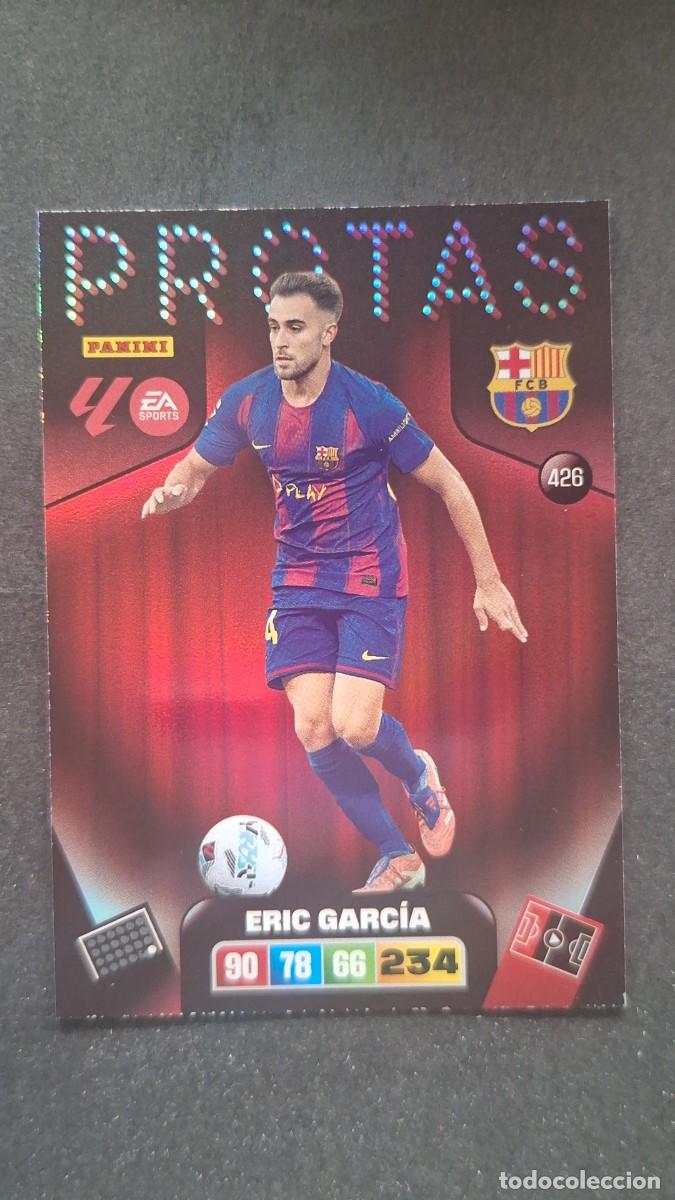 Cromos de F&uacute;tbol: L3 ERIC GARCIA F. C. BARCELONA 426 PROTAS ADRENALYN XL LIGA 2025/2026 25 26 PANINI