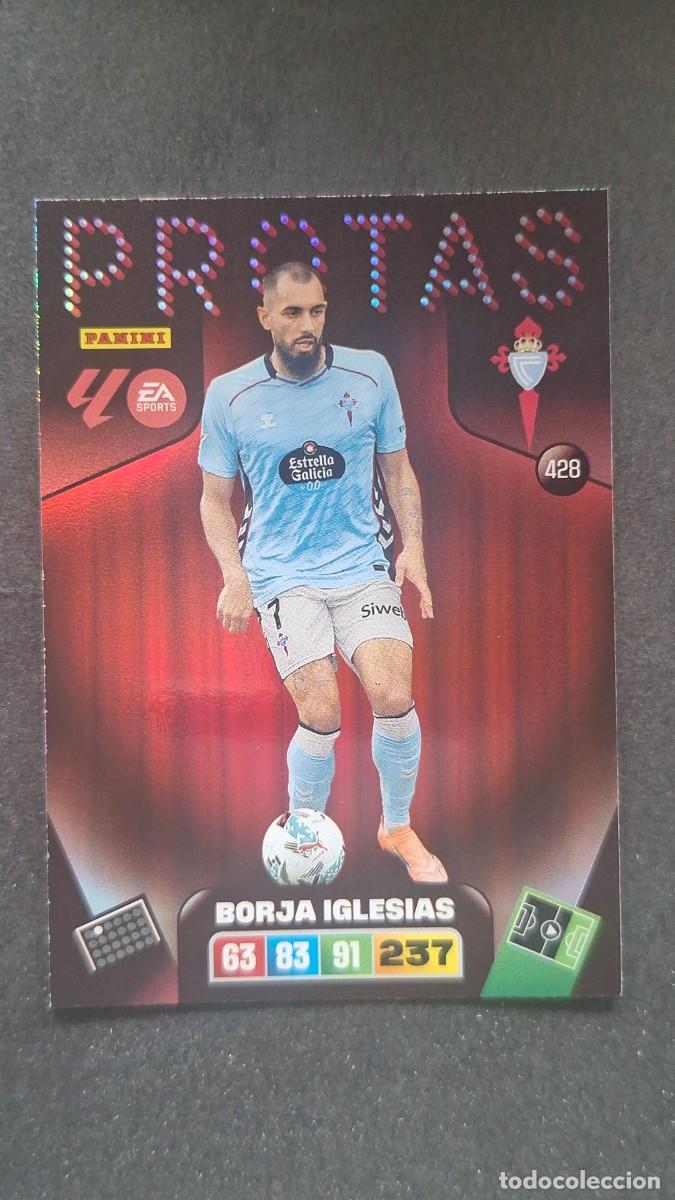 Fu&szlig;ball-Sticker: L3 BORJA IGLESIAS CELTA DE VIGO 428 PROTAS ADRENALYN XL LIGA 2025/2026 25 26 PANINI