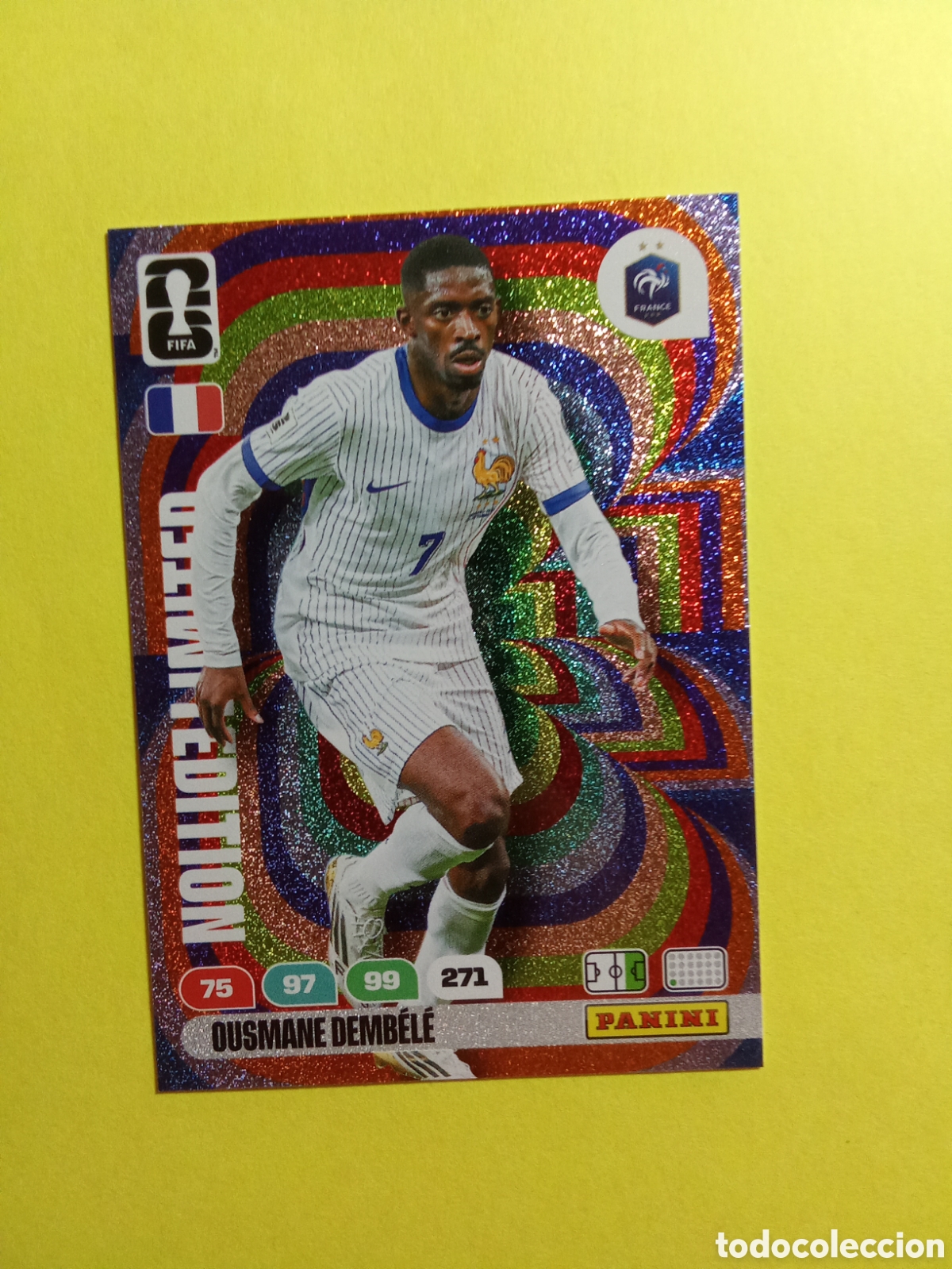 Fu&szlig;ball-Sticker: EDICION LIMITADA DEMBELE FRANCIA FIFA WORLD CUP 26 MUNDIAL 2026 LIMITED EDITION