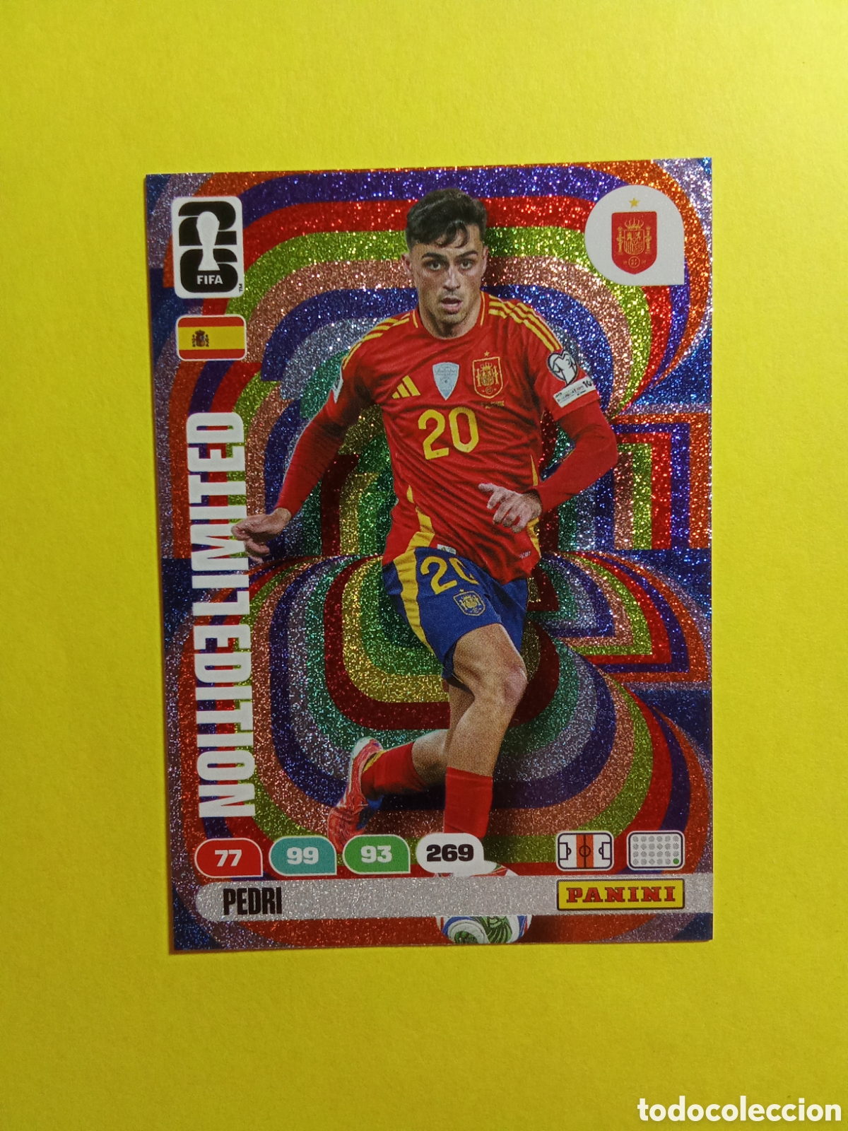 Cromos de Futebol: EDICION LIMITADA PEDRI ESPA&Ntilde;A FIFA WORLD CUP 26 MUNDIAL 2026 LIMITED EDITION