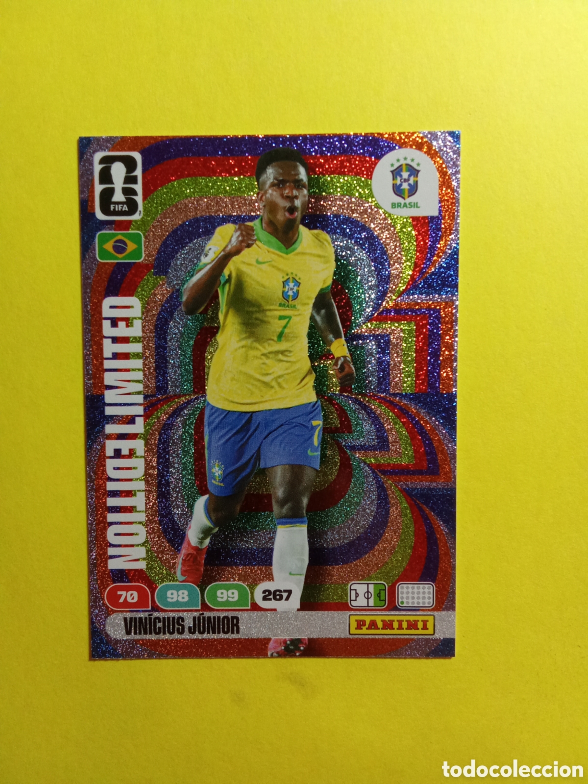 Cromos de Futebol: EDICION LIMITADA VINICIUS BRASIL FIFA WORLD CUP 26 MUNDIAL 2026 LIMITED EDITION