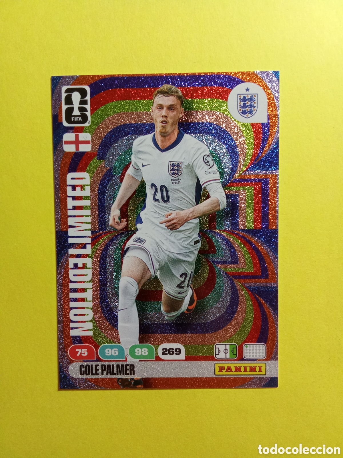Cromos de Futebol: EDICION LIMITADA PALMER INGLATERRA FIFA WORLD CUP 26 MUNDIAL 2026 LIMITED EDITION