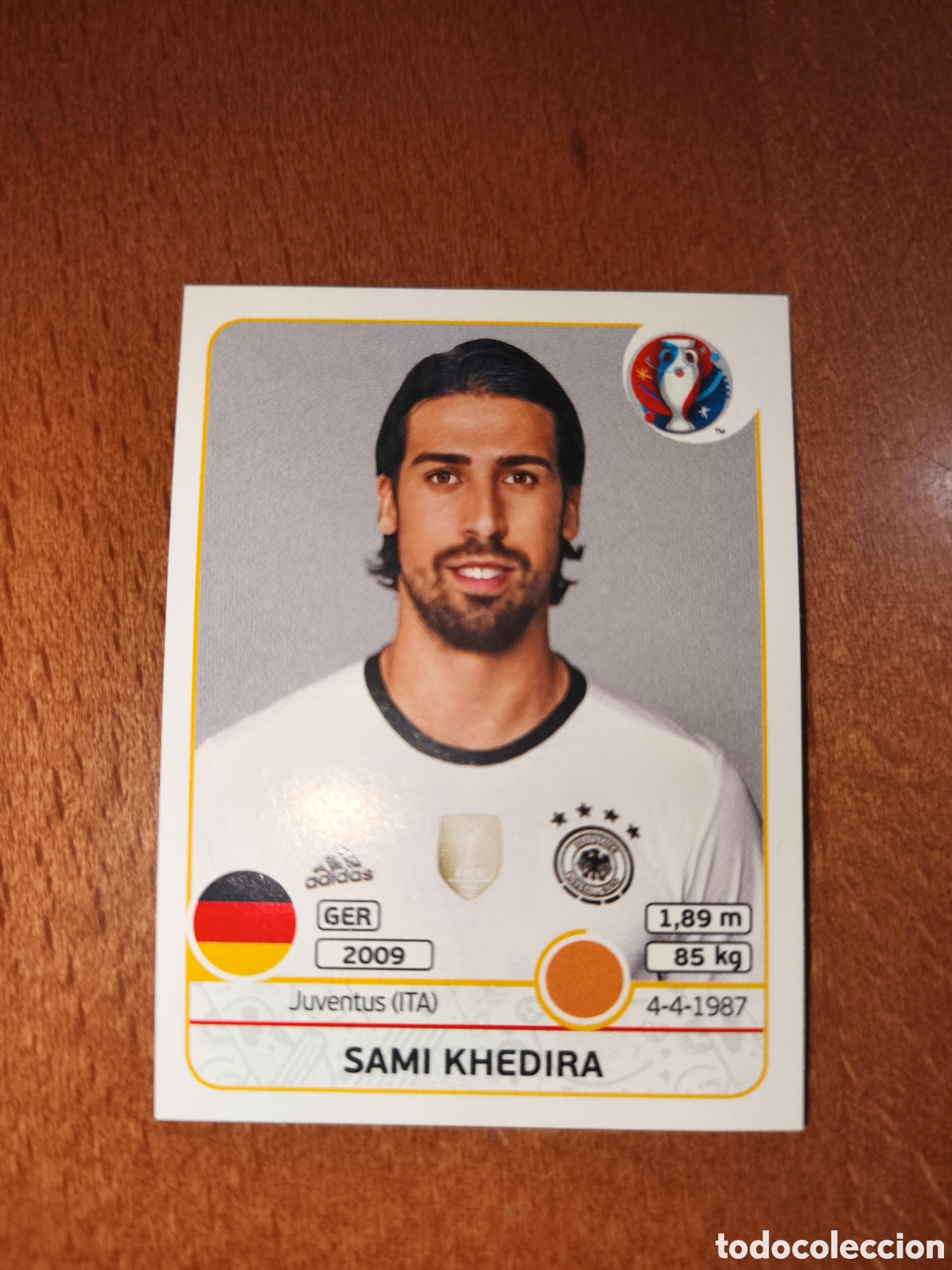 Cromos de F&uacute;tbol: Sami Khedira n&deg;248 UEFA Euro 2016 Alemania