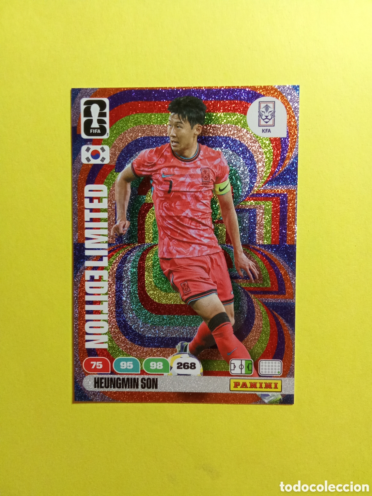 Fu&szlig;ball-Sticker: EDICION LIMITADA SON COREA FIFA WORLD CUP 26 MUNDIAL 2026 LIMITED EDITION