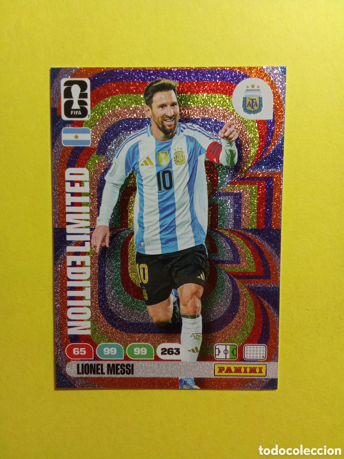 Fu&szlig;ball-Sticker: EDICION LIMITADA MESSI ARGENTINA FIFA WORLD CUP 26 MUNDIAL 2026 LIMITED EDITION