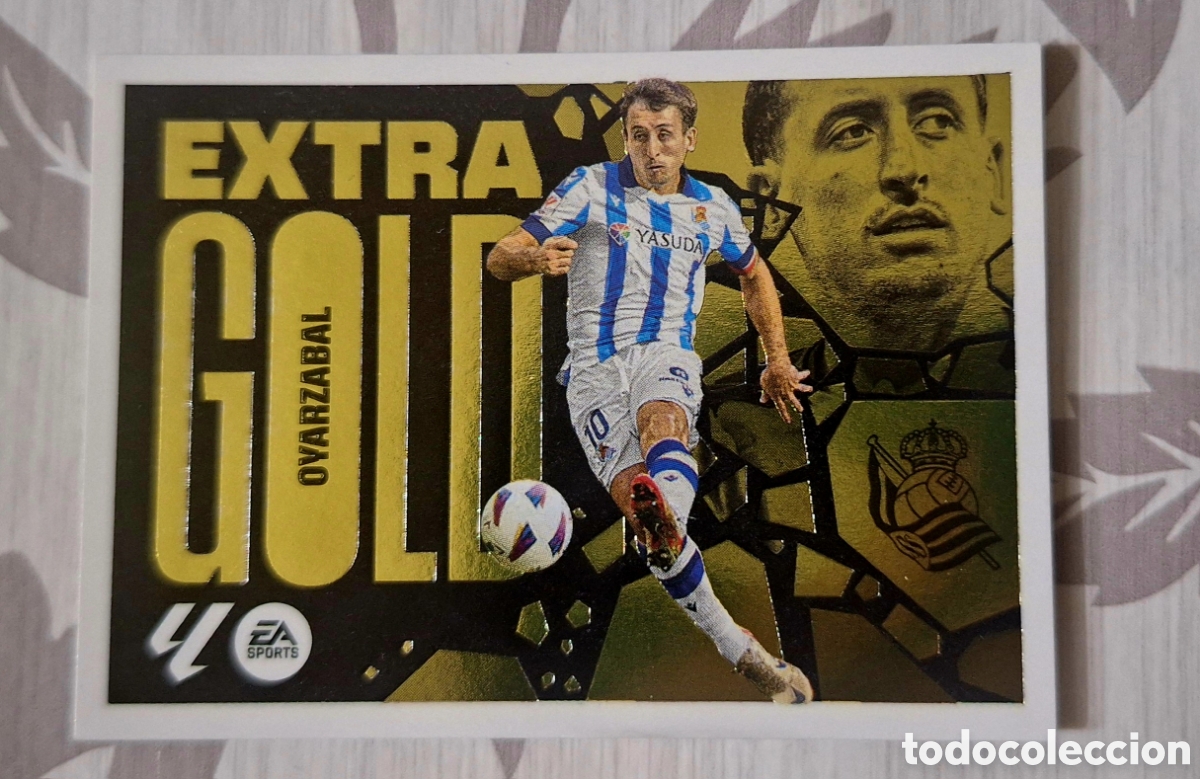 Football Stickers: Oyarzabal Extra gold 2024 2025