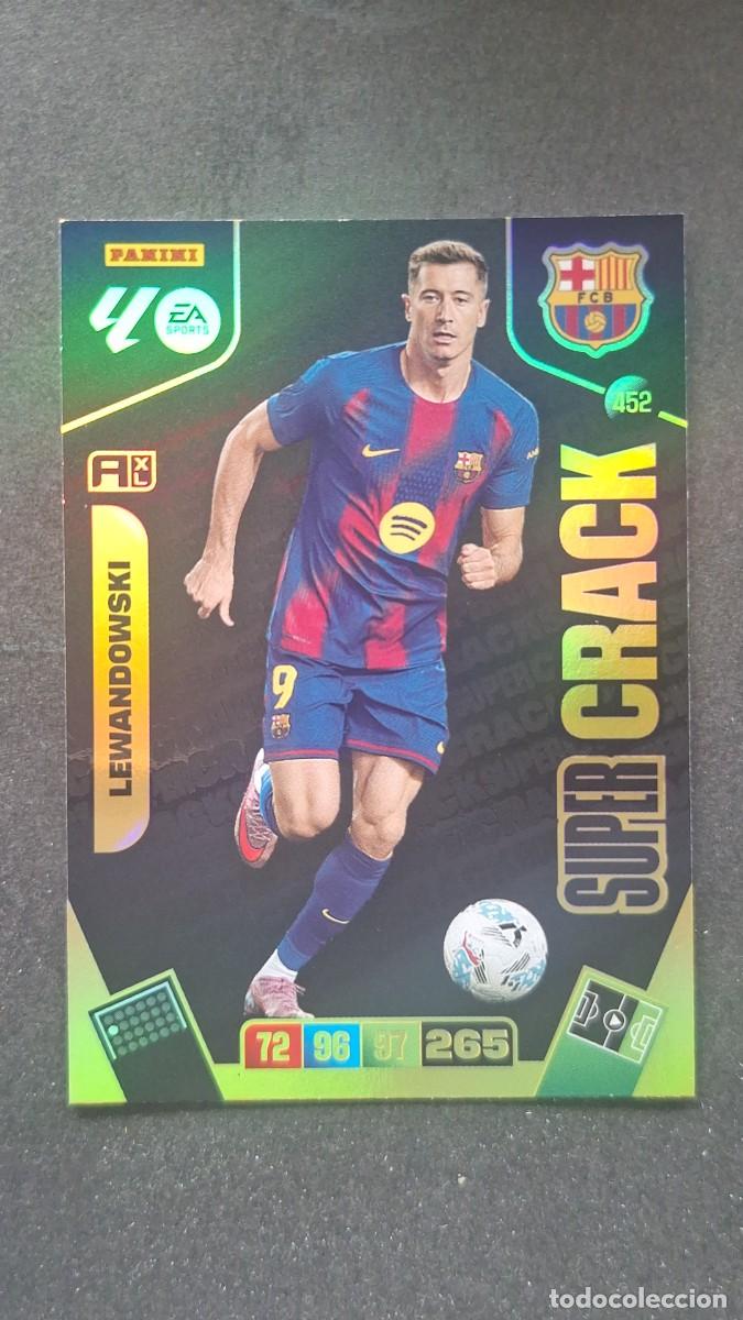 Cromos de F&uacute;tbol: L3 LEWANDOWSKI F. C. BARCELONA 452 SUPER CRACK ADRENALYN XL LIGA 2025/2026 25 26 PANINI