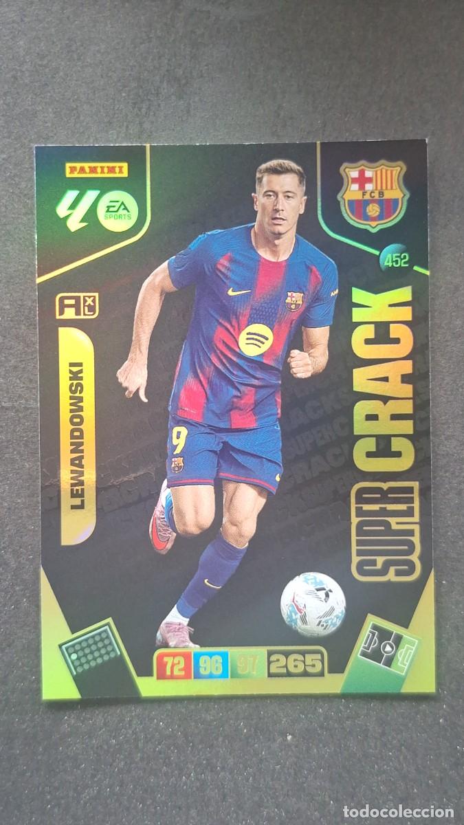 Cromos de F&uacute;tbol: L3 LEWANDOWSKI F. C. BARCELONA 452 SUPER CRACK ADRENALYN XL LIGA 2025/2026 25 26 PANINI