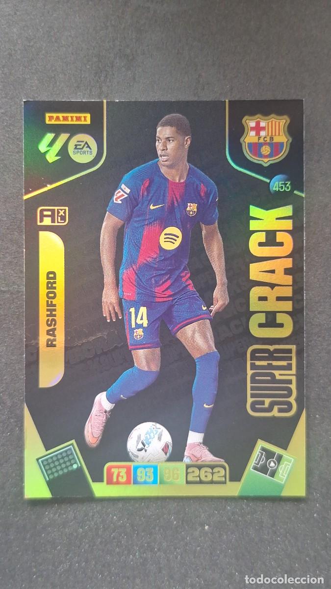 Cromos de F&uacute;tbol: L3 RASHFORD F. C. BARCELONA 453 SUPER CRACK ADRENALYN XL LIGA 2025/2026 25 26 PANINI