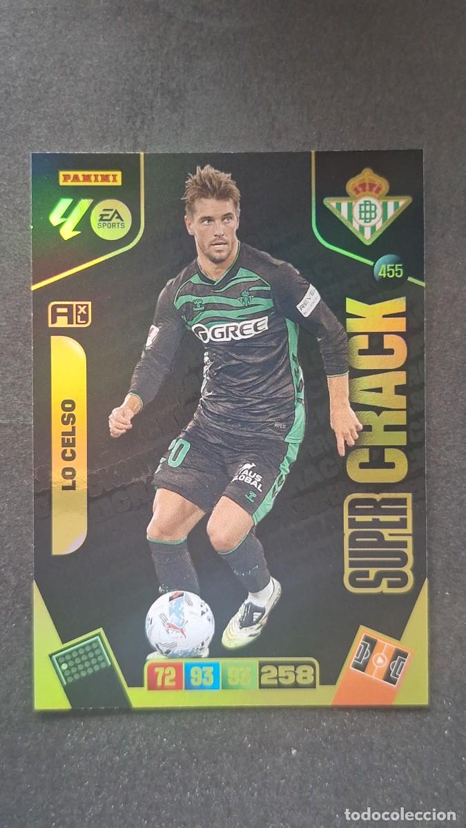 Cromos de F&uacute;tbol: L3 LO CELSO REAL BETIS BALOMPIE 455 SUPER CRACK ADRENALYN XL LIGA 2025/2026 25 26 PANINI