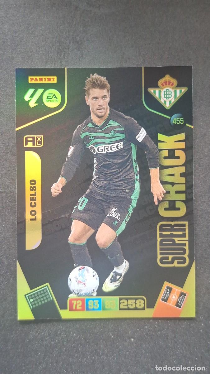 Cromos de F&uacute;tbol: L3 LO CELSO REAL BETIS BALOMPIE 455 SUPER CRACK ADRENALYN XL LIGA 2025/2026 25 26 PANINI