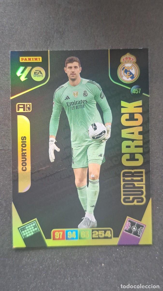 Cromos de F&uacute;tbol: L3 COURTOIS REAL MADRID 457 SUPER CRACK ADRENALYN XL LIGA 2025/2026 25 26 PANINI