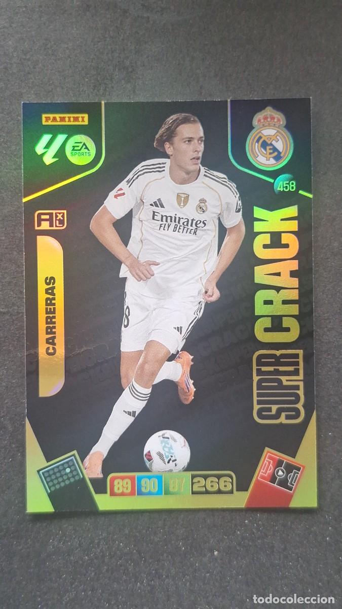 Cromos de F&uacute;tbol: L3 CARRERAS REAL MADRID 458 SUPER CRACK ADRENALYN XL LIGA 2025/2026 25 26 PANINI