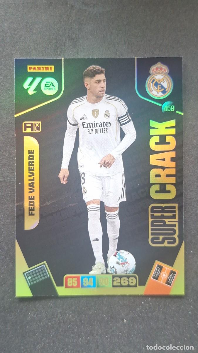 Cromos de F&uacute;tbol: L3 FEDE VALVERDE REAL MADRID 459 SUPER CRACK ADRENALYN XL LIGA 2025/2026 25 26 PANINI