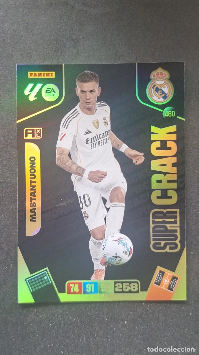 Cromos de F&uacute;tbol: L3 MASTANTUONO REAL MADRID 460 SUPER CRACK ADRENALYN XL LIGA 2025/2026 25 26 PANINI
