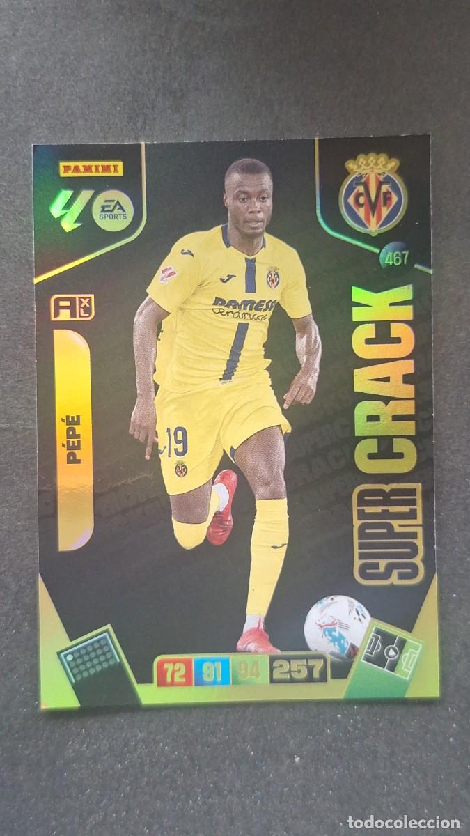 Cromos de F&uacute;tbol: L3 PEPE VILLARREAL C. F. 467 SUPER CRACK ADRENALYN XL LIGA 2025/2026 25 26 PANINI