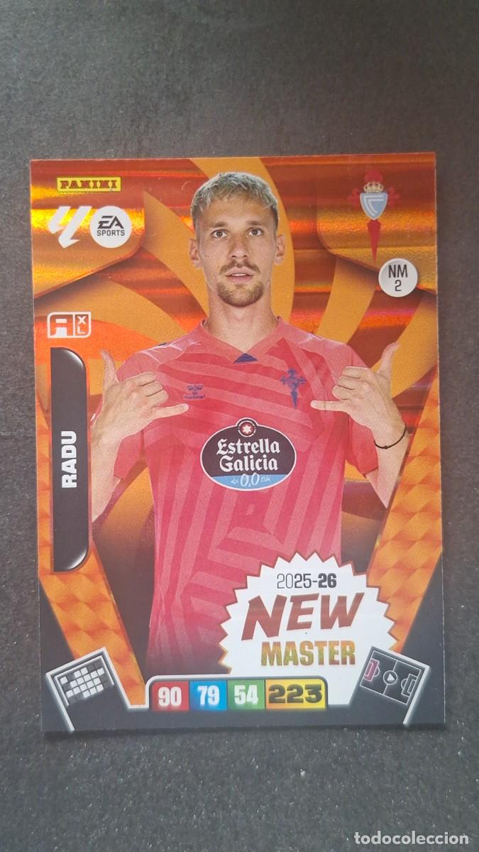 Cromos de F&uacute;tbol: L3 RADU CELTA DE VIGO NEW MASTER ADRENALYN XL LIGA 2025/2026 25 26 PANINI