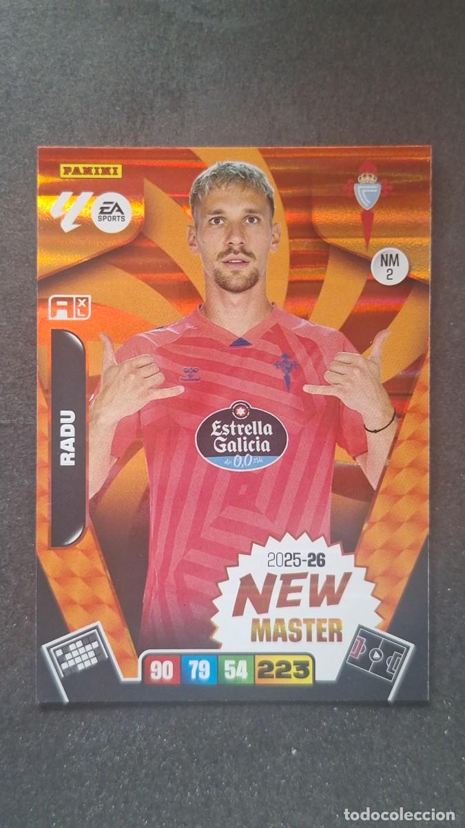 Cromos de F&uacute;tbol: L3 RADU CELTA DE VIGO NEW MASTER ADRENALYN XL LIGA 2025/2026 25 26 PANINI
