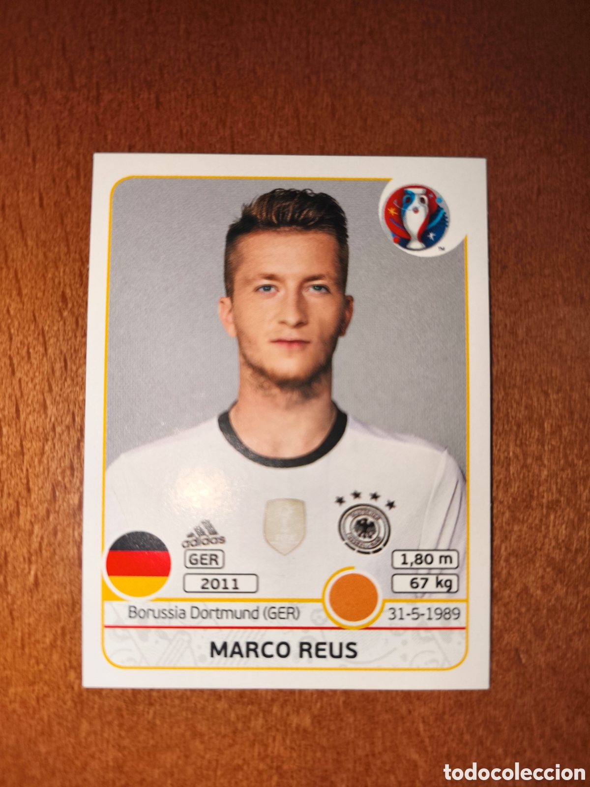 Cartes &agrave; collectionner de Football: Marco Reus n&deg;256 UEFA Euro 2016 Alemania