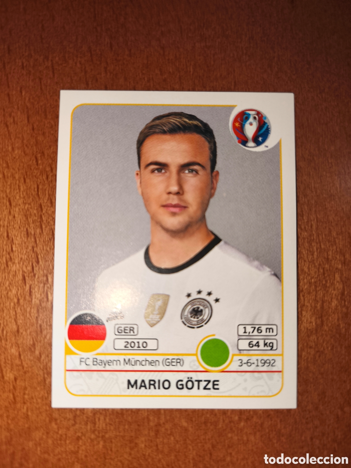 Cartes &agrave; collectionner de Football: Mario Gotze n&deg;257 UEFA Euro 2016 Alemania
