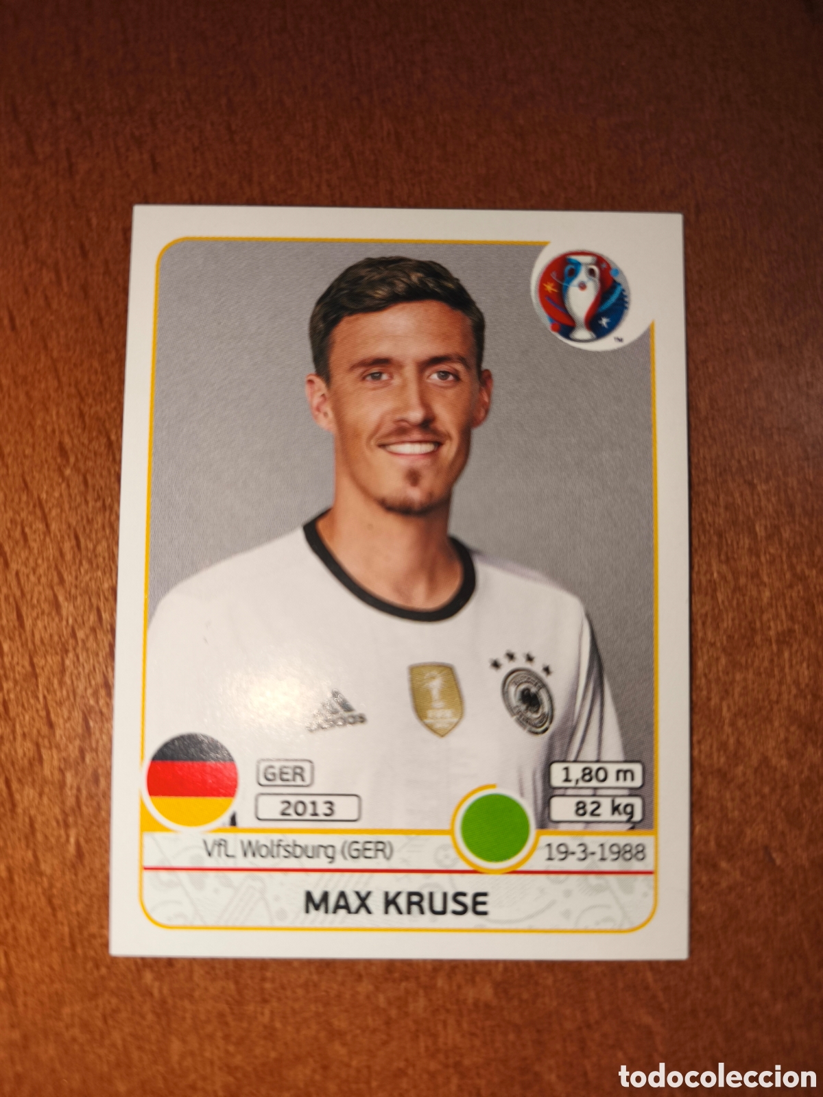 Cartes &agrave; collectionner de Football: Max Kruse n&deg;259 UEFA Euro 2016 Alemania