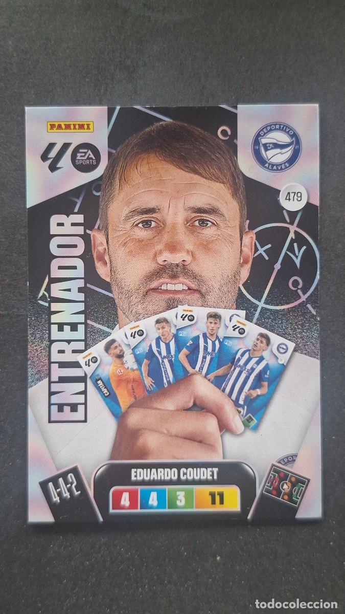 Cartes &agrave; collectionner de Football: L3 EDUARDO COUDET ENTRENADOR DEPORTIVO ALAVES 479 ADRENALYN XL LIGA 2025/2026 25 26 PANINI