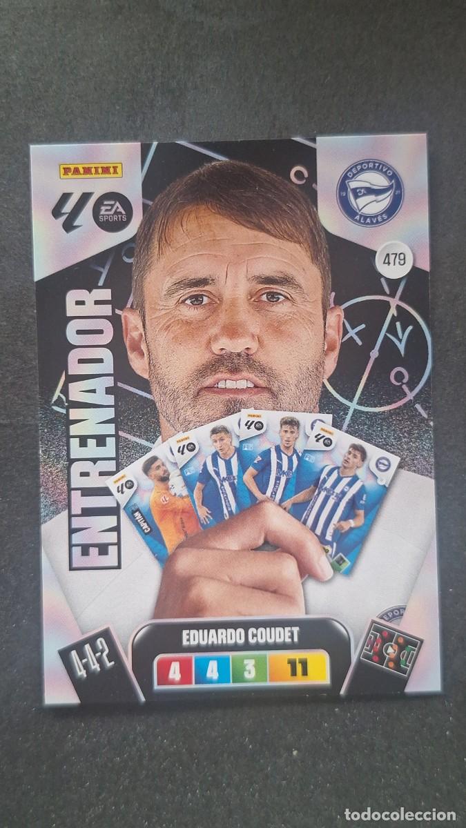Cartes &agrave; collectionner de Football: L3 EDUARDO COUDET ENTRENADOR DEPORTIVO ALAVES 479 ADRENALYN XL LIGA 2025/2026 25 26 PANINI