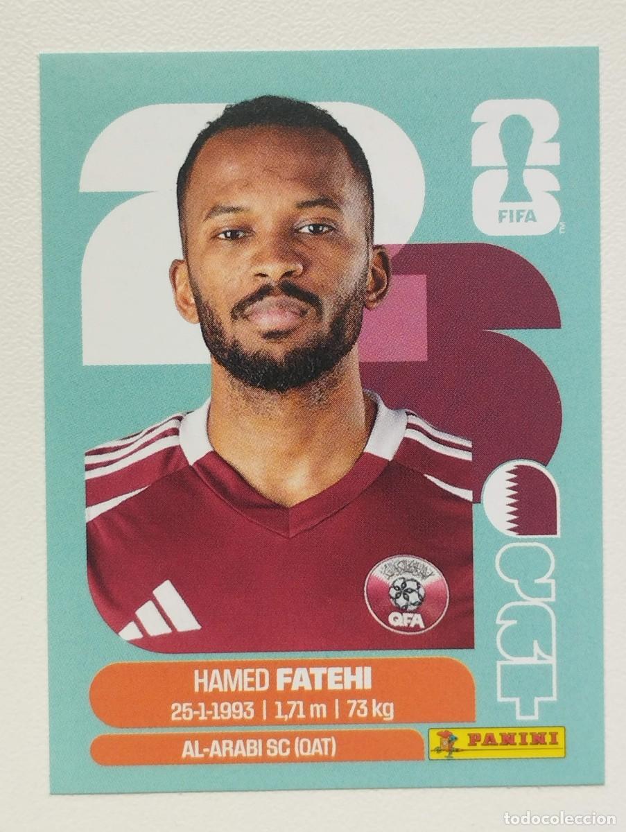Cartes &agrave; collectionner de Football: CROMO STICKER WORLD CUP 2026 MUNDIAL 26 PANINI QATAR QAT12 QAT 12 FATEHI
