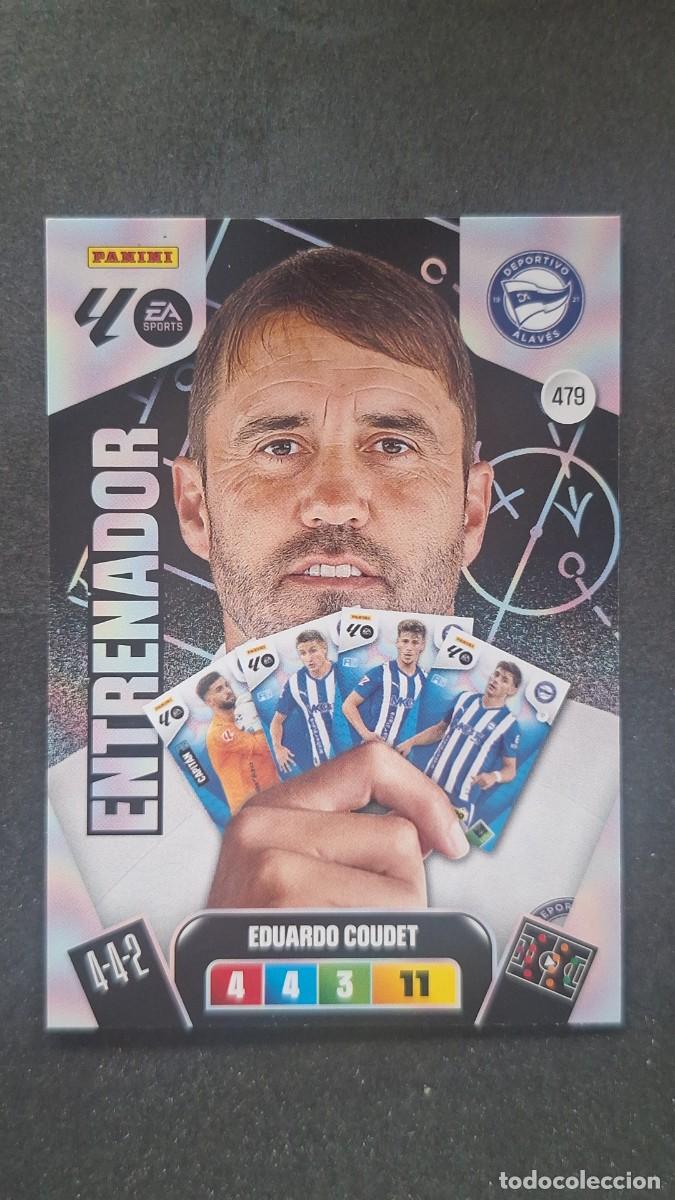 Cartes &agrave; collectionner de Football: L3 EDUARDO COUDET ENTRENADOR DEPORTIVO ALAVES 479 ADRENALYN XL LIGA 2025/2026 25 26 PANINI