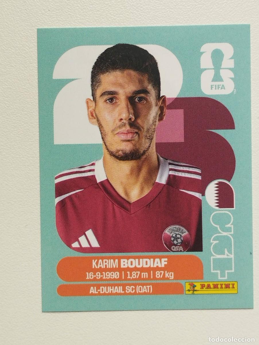 Cartes &agrave; collectionner de Football: CROMO STICKER WORLD CUP 2026 MUNDIAL 26 PANINI QATAR QAT10 QAT 10 BOUDIAF