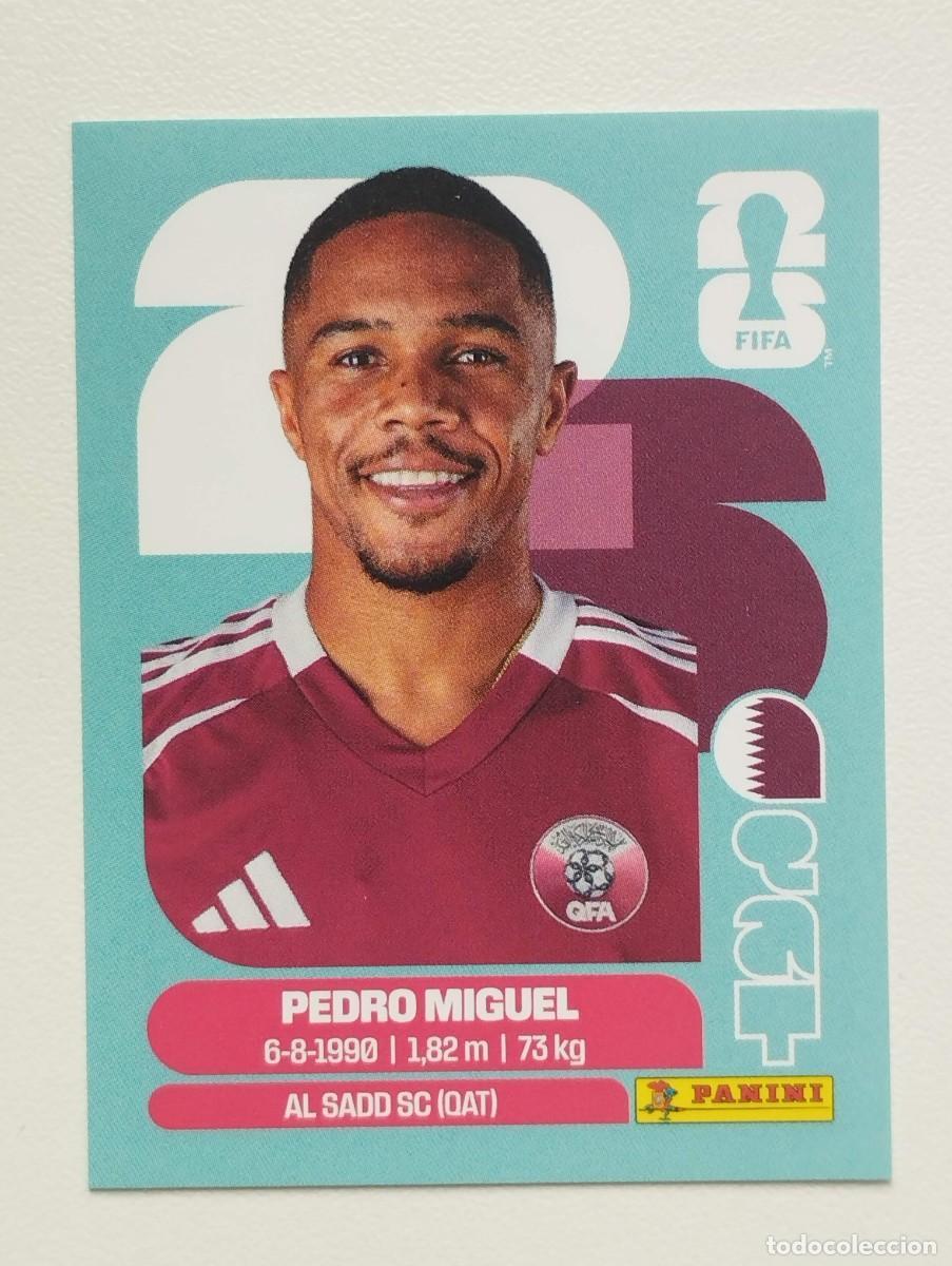 Fu&szlig;ball-Sticker: CROMO STICKER WORLD CUP 2026 MUNDIAL 26 PANINI QATAR QAT7 QAT 7 PEDRO MIGUEL