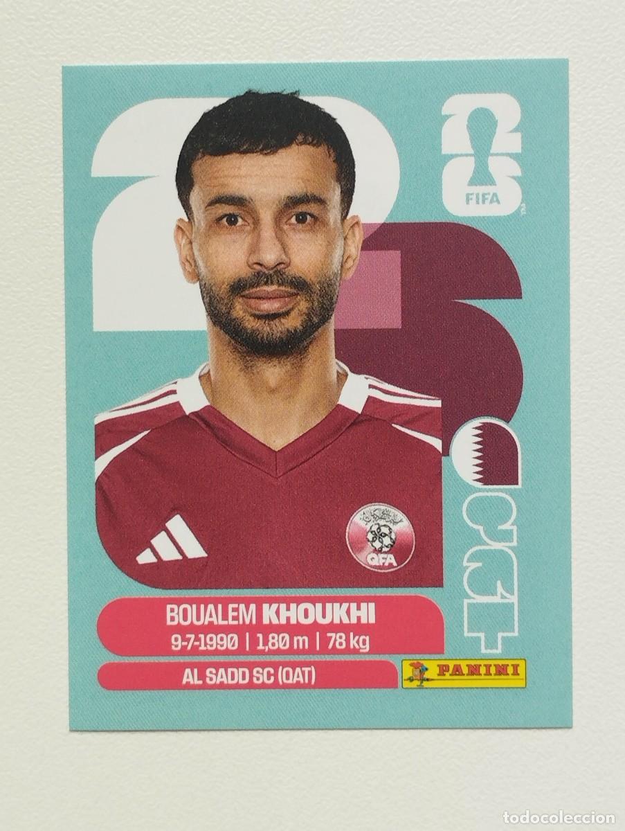 Fu&szlig;ball-Sticker: CROMO STICKER WORLD CUP 2026 MUNDIAL 26 PANINI QATAR QAT6 QAT 6 KHOUKHI