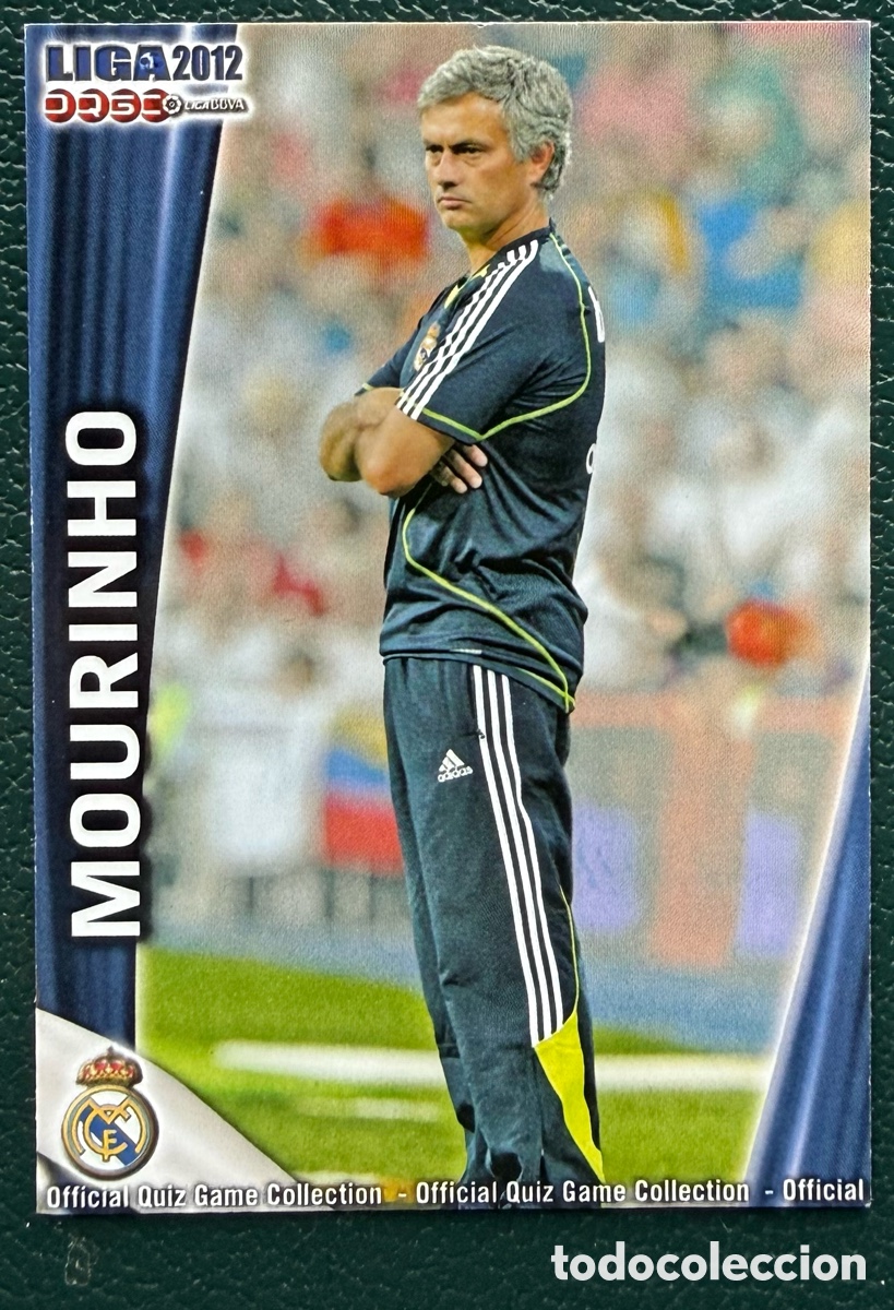 Fu&szlig;ball-Sticker: 30 MOURINHO REAL MADRID FICHAS ALBUM MUNDICROMO 2011 2012 11 12