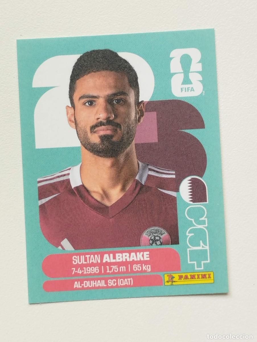 Cromos de Futebol: CROMO STICKER WORLD CUP 2026 MUNDIAL 26 PANINI QATAR QAT3 QAT 3 SULTAN ALBRAKE