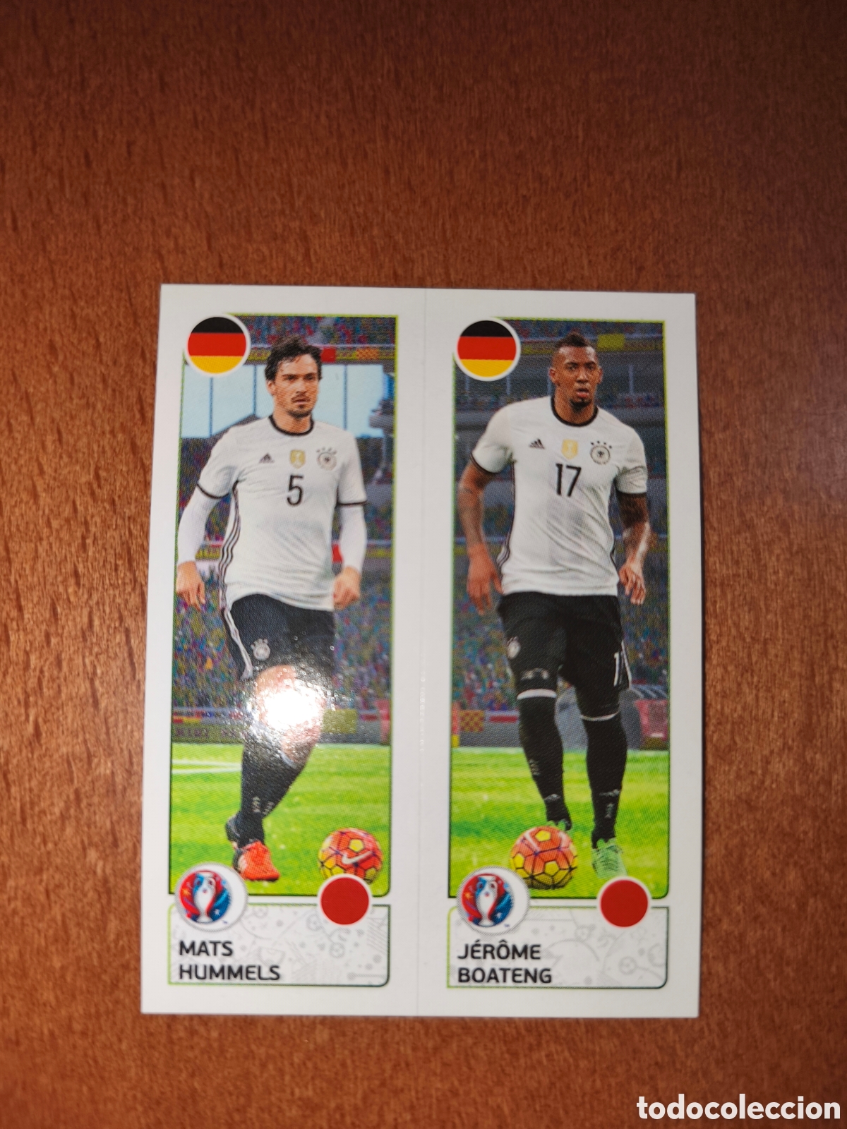 Fu&szlig;ball-Sticker: Mats Hummels/Jerome Boateng n&deg;263 UEFA Euro 2016 Alemania