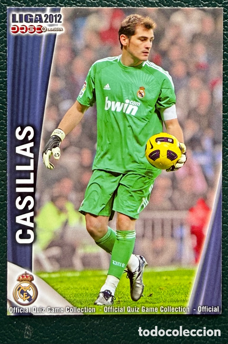 Fu&szlig;ball-Sticker: 31 CASILLAS REAL MADRID FICHAS ALBUM MUNDICROMO 2011 2012 11 12