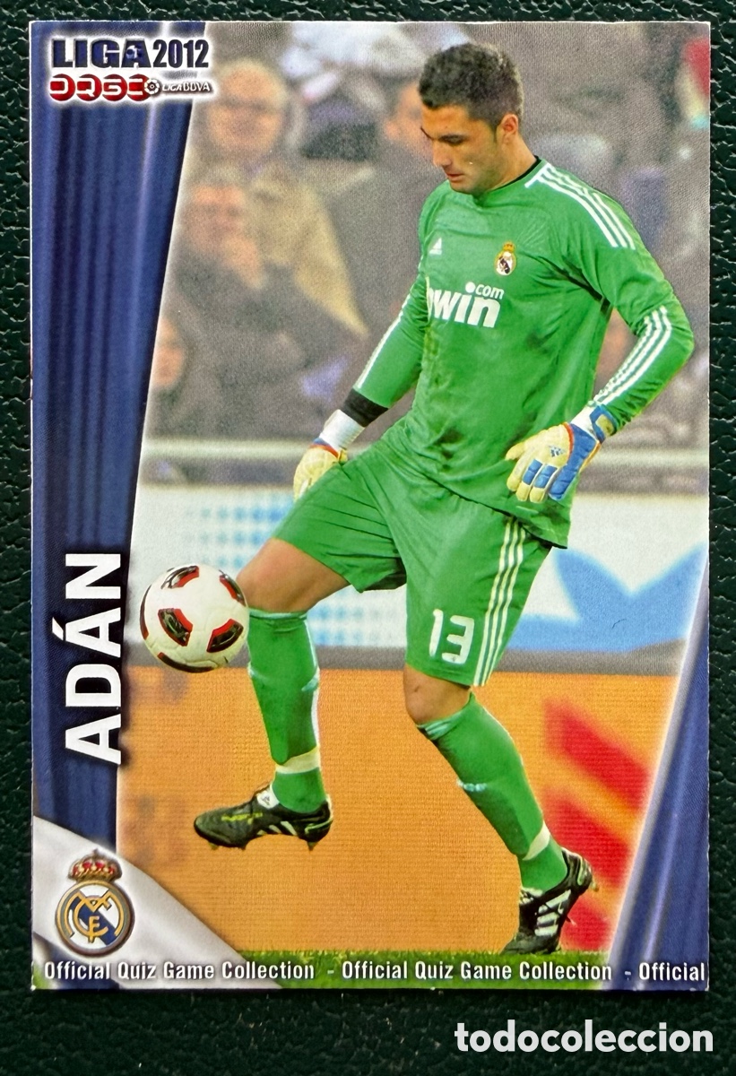 Cromos de F&uacute;tbol: 32 ADAN REAL MADRID FICHAS ALBUM MUNDICROMO 2011 2012 11 12