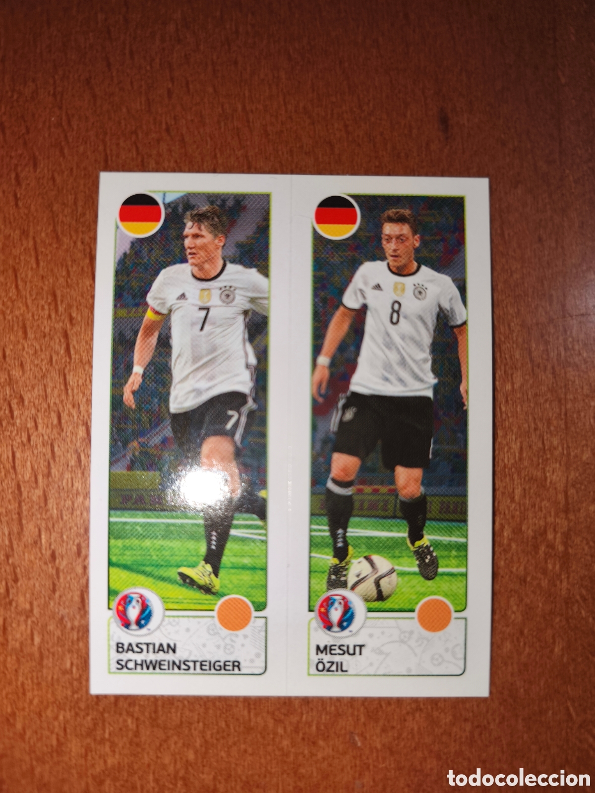 Cromos de F&uacute;tbol: Bastian Schweinsteiger/Mesut Ozil n&deg;265 UEFA Euro 2016 Alemania