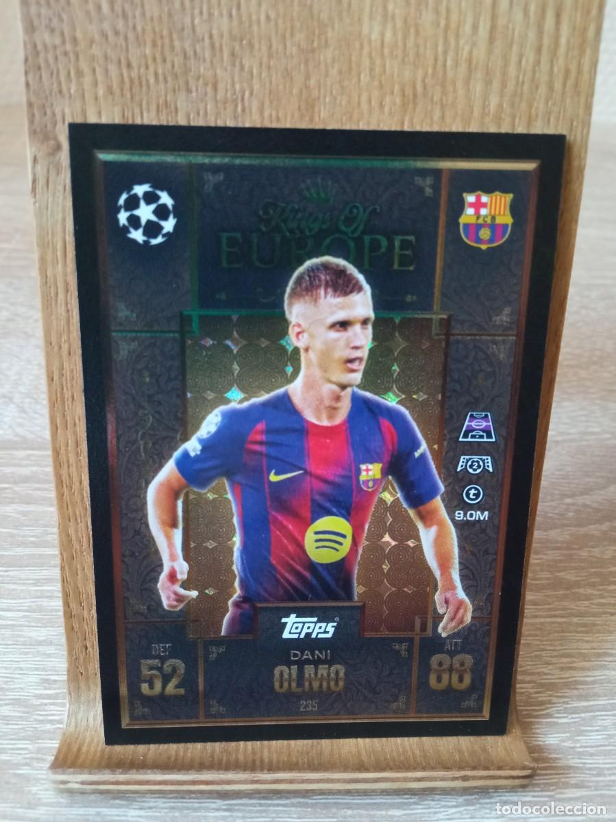 Cromos de F&uacute;tbol: Dani Olmo #235 Barcelona Topps Match Attax Champions League 2025 2026 Extra Kings of Europe