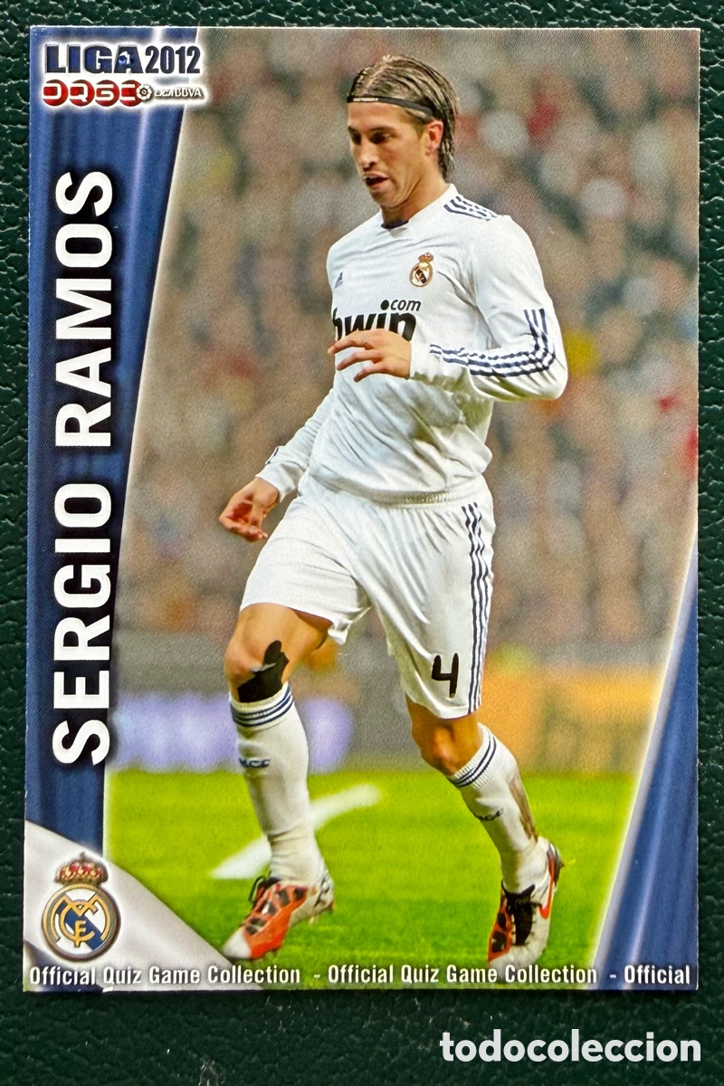 Cromos de F&uacute;tbol: 35 SERGIO RAMOS REAL MADRID FICHAS ALBUM MUNDICROMO 2011 2012 11 12